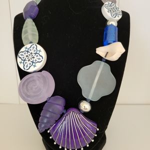 Chicos nautical beach necklace